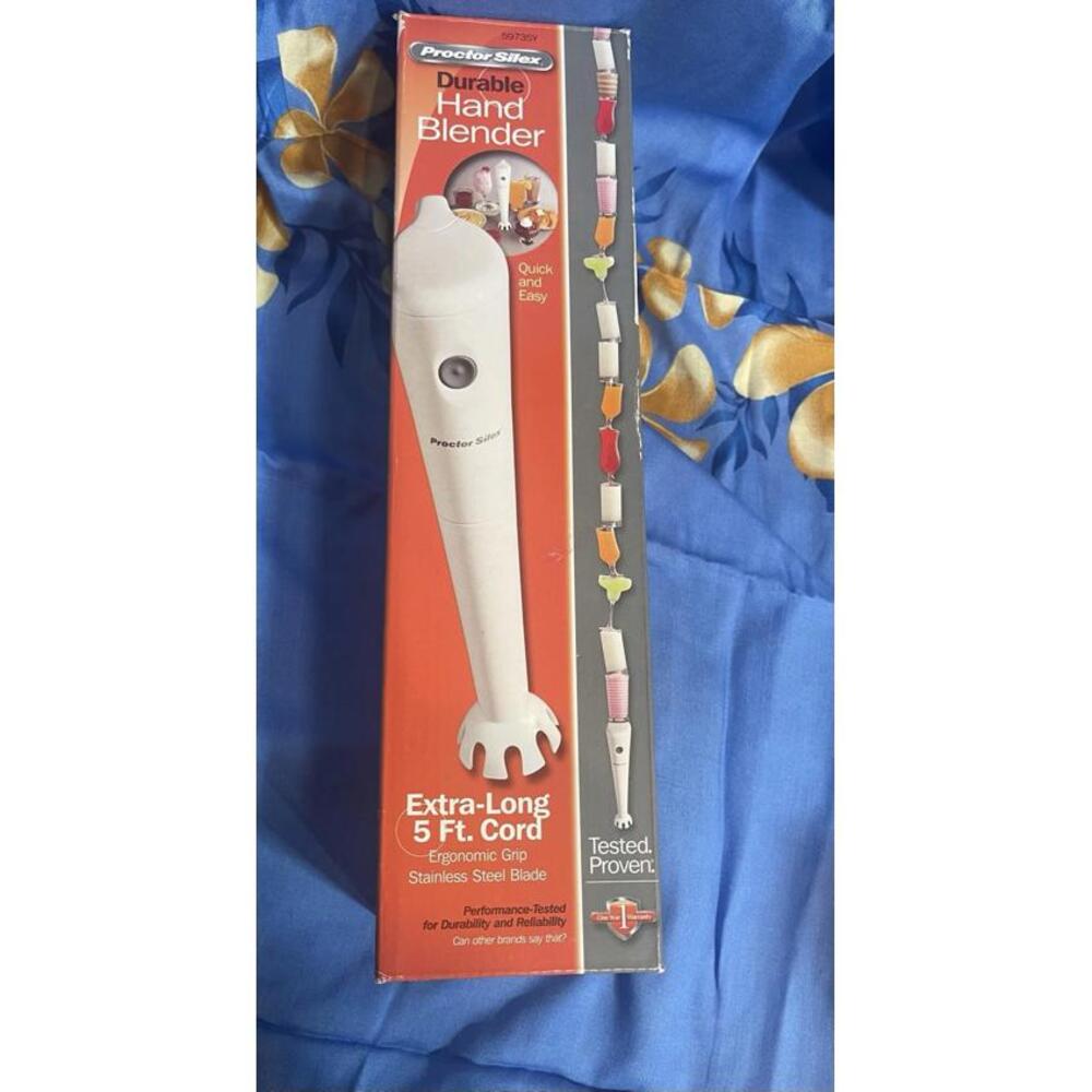 Proctor Silex Durable Hand Blender 5ft Cord